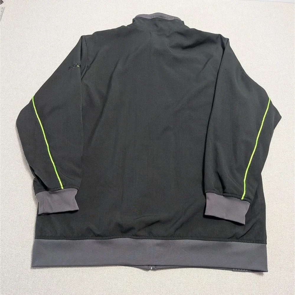 Nike Men's XL Black Green NikeFit DRY Basketball Tracksuit Top & Pants